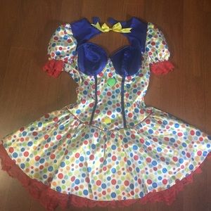 Sexy clown Halloween costume