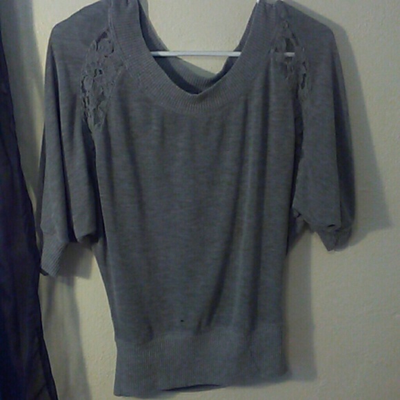 Grey dressy sweater