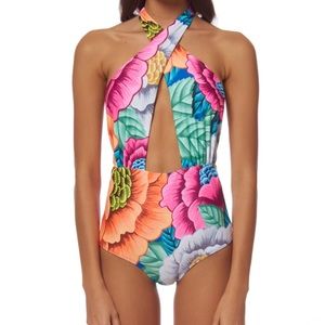 Mara Hoffman flora one piece size M