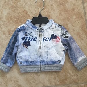 Rare Diesel baby girl distressed jacket