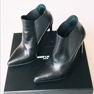 Saint Laurent black booties