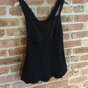 Black lulu lemon cross back tank