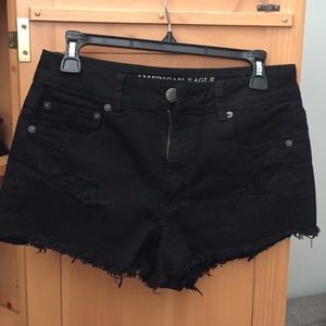 American eagle hi rise festival shorts