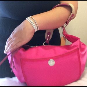 Coach Large Hobo Pink Satin