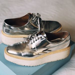 Prada Silver Creepers