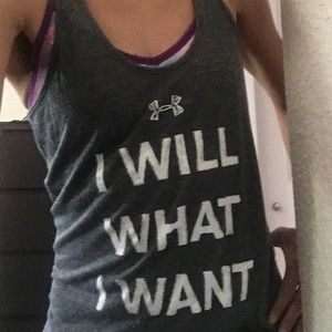 Under Armour I Will What I Want tank