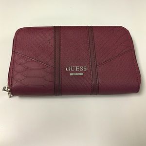 GUESS double zip wallet