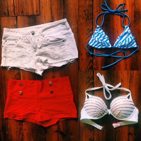 VS bikini tops, shorts