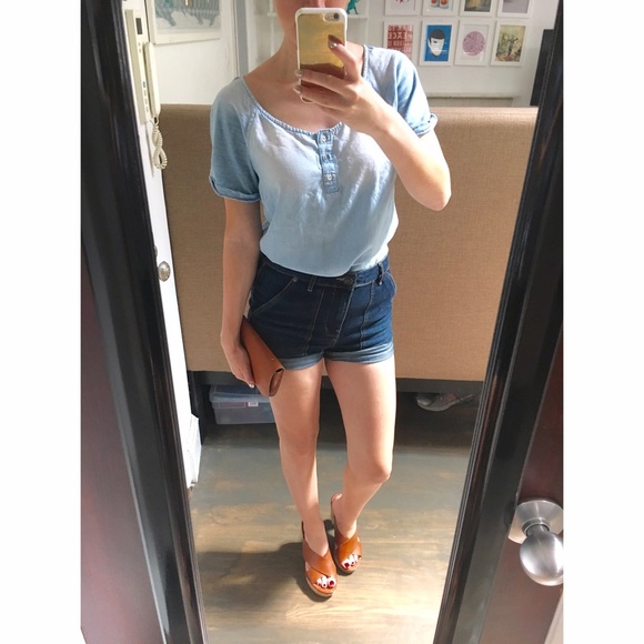 Anthropologie chambray top