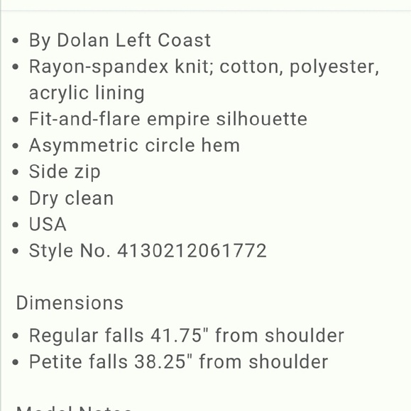 Sabato dress by Dolan - Picture 4 of 4