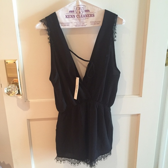 SALE NWT black romper from San Joy - Picture 3 of 3