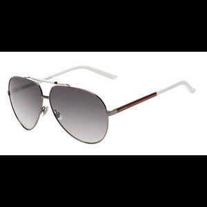 Gucci Metal Aviator Sunglasses
