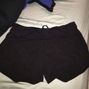 Black LuluLemon shorts
