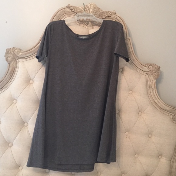Medium Gray T-Shirt Dress