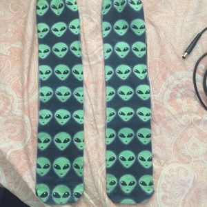 Alien Head socks