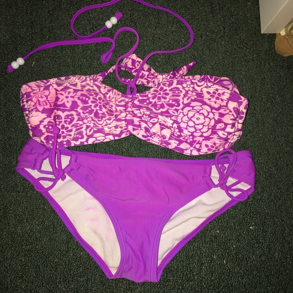 Purple bikini set