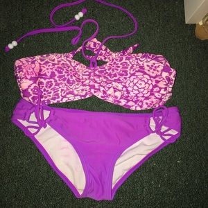 Purple bikini set