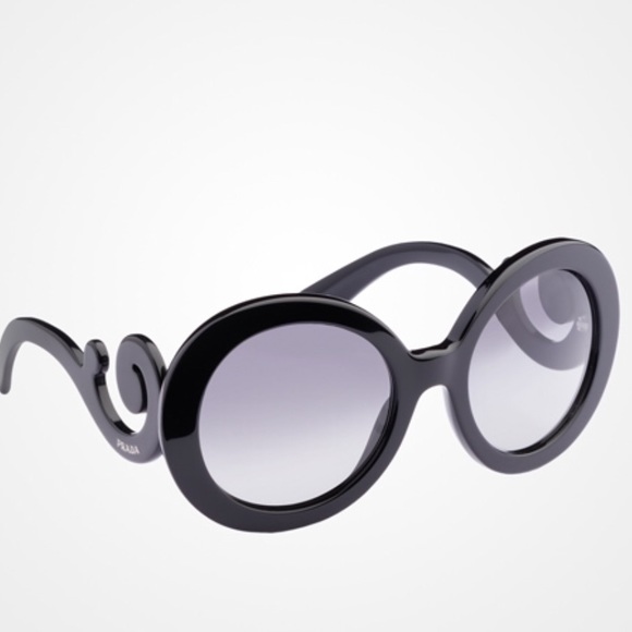 PRADA "Minimal Baroque" Sunglasses black/brown