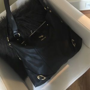 Black Emma Fox Tote Bag