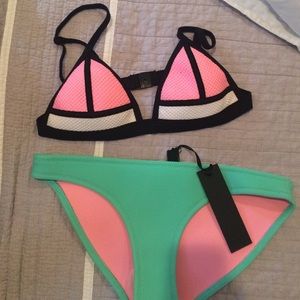 Authentic triangl Bambi bubble mint bikini set