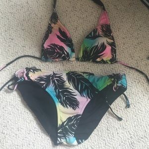 Colorful reversible bikini