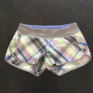 Lululemon Women's Plaid Shorts
