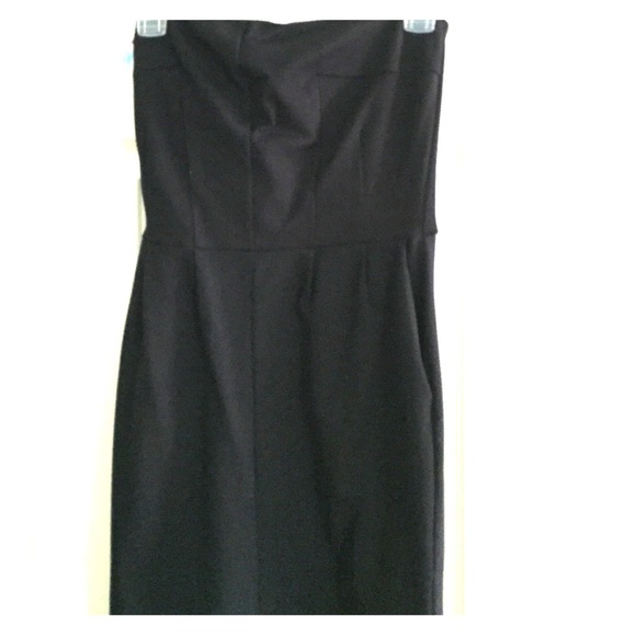 Black midi dress