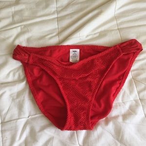 red bikini bottom