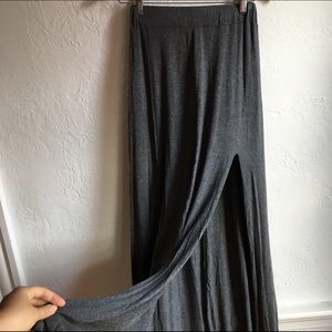 Brandy Mellville maxi skirt with slit
