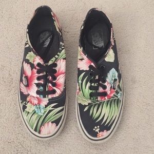 Hawaiian print Vans