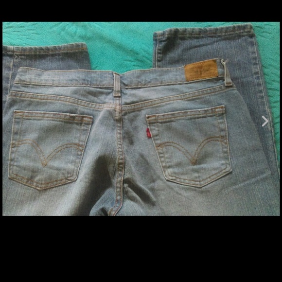 Levi's Denim - straight leg 10 average length 505 stretch jeans