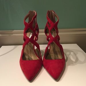 BCBG Red Strappy Shoes