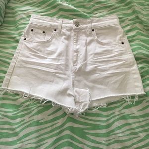 top shop moto mom shorts