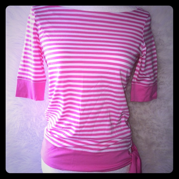 Lilly Pulitzer Stripe Side Tie Top
