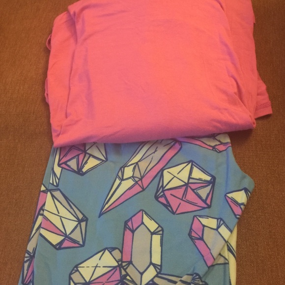 L Pink Irma with matching TC leggings