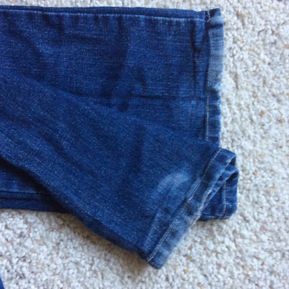 🔴Vintage Blue embellished boot leg jeans. Size L. - Picture 3 of 3