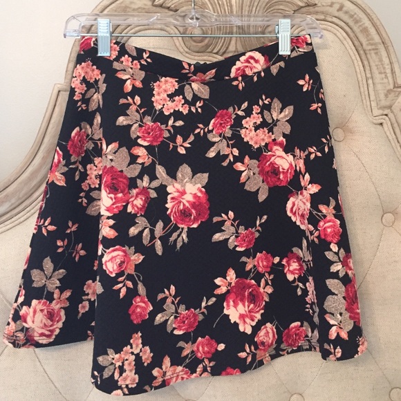 Floral Skater Skirt