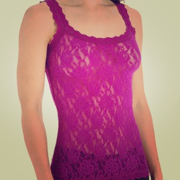 Signature Lace Unlined Tank Top