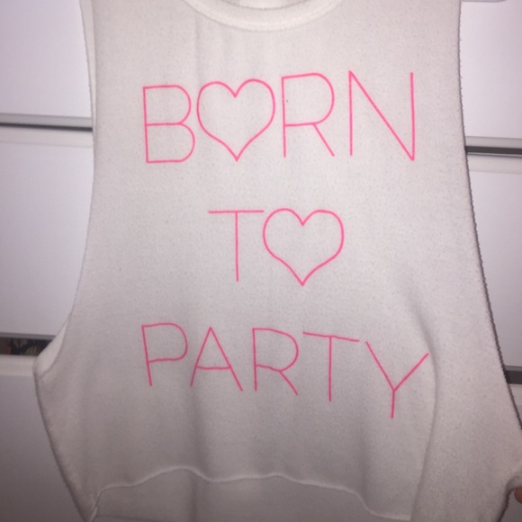Born To Party muscle tee - Picture 1 of 2