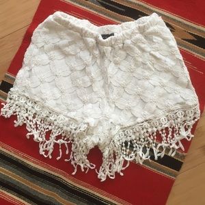 Fringe shorts