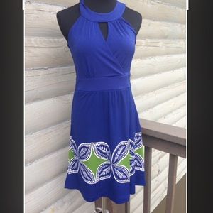 Banana Republic semi halter dress