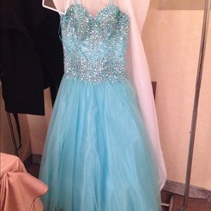 Sky Blue Sweet 16 Dress