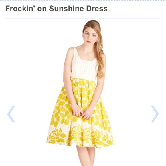 Frockin' on sunshine dress