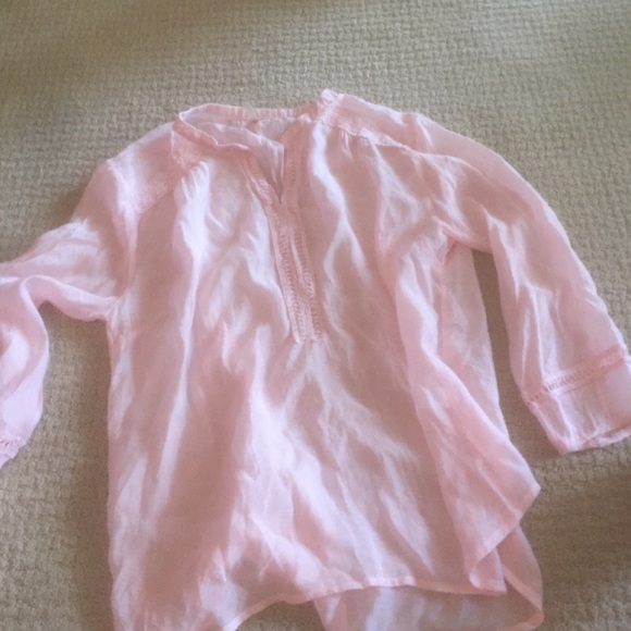 Flowy blush pink top
