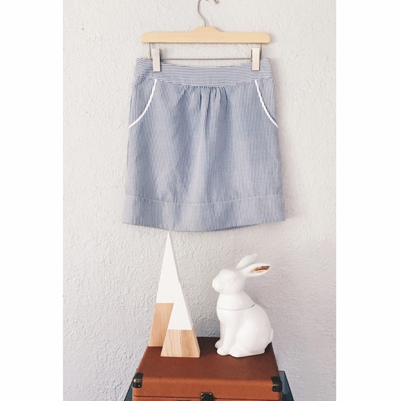 Francesca's Seersucker Skirt