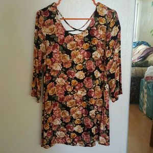 Floral 3/4 Dress