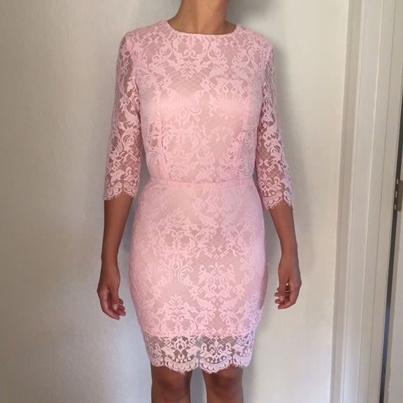 Tobi Dresses & Skirts - Pink lace dress