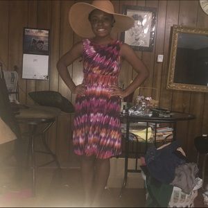 Colorful Calvin Klein Dress