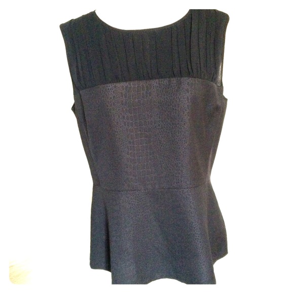 CAbi Snake Emboss with Sheer Top Blouse - Picture 1 of 4
