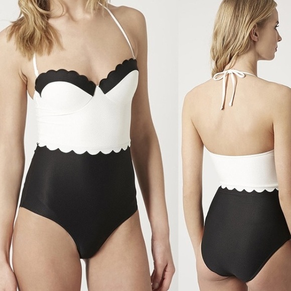 👙HP 12/17👙NIP Colorblock One Piece - Picture 4 of 4